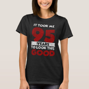 Vintage 95 Jahre alt Lustiges 95. Geburtstagsgesch T-Shirt