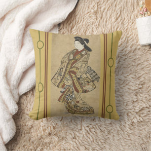 Vintage A Beauty Walking Kissen