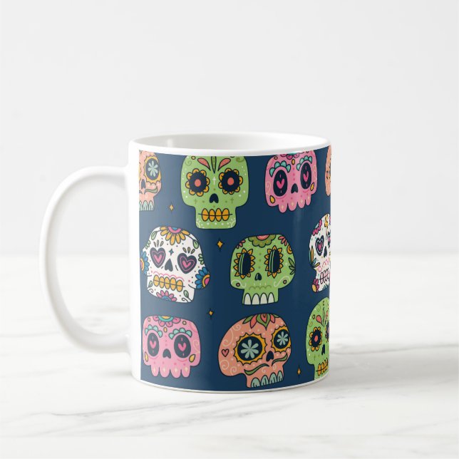 Vintage Abbildung Kaffeetasse (Links)