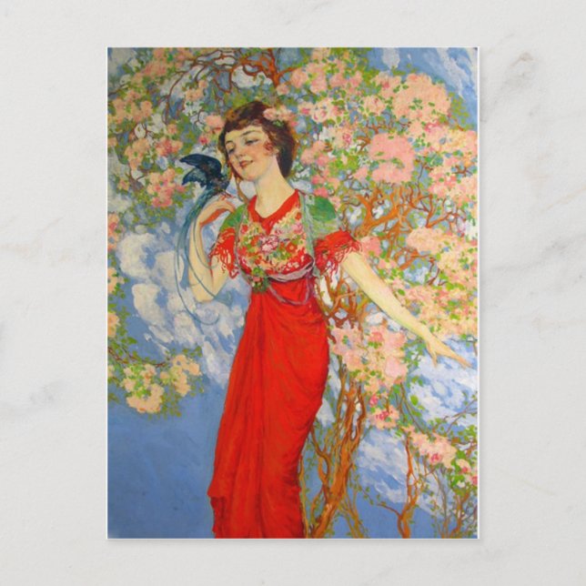 Vintage Abbildung Postcard Postkarte (Vorderseite)