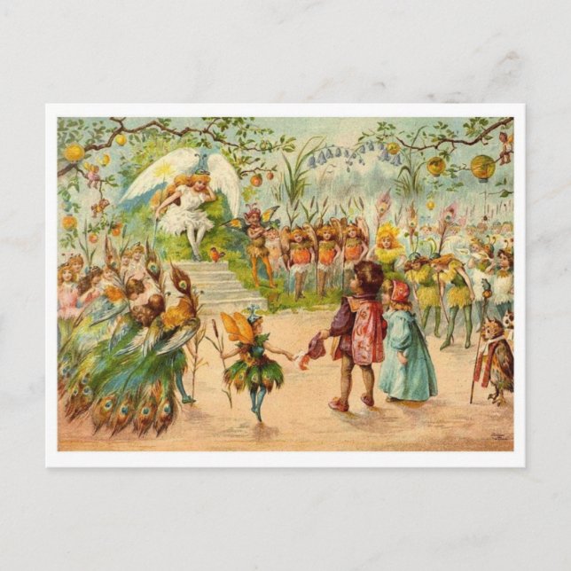 Vintage Abbildung Postcard Postkarte (Vorderseite)