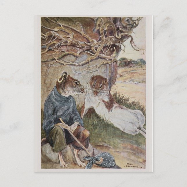 Vintage Abbildung Postcard Postkarte (Vorderseite)