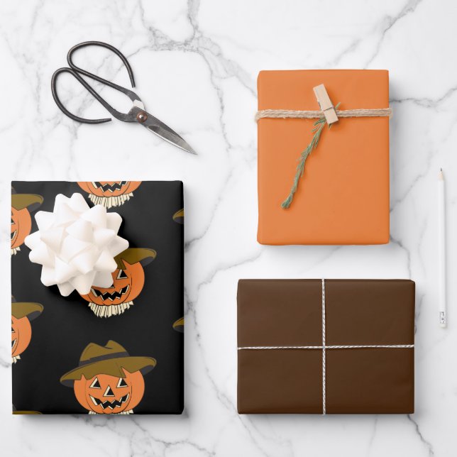 Vintage Abdeckpapierblätter Geschenkpapier Set (Vorderseite)