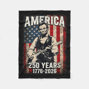 Vintage Abe Lincoln 16. Präsident spielt Gitarre Fleecedecke