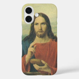 Vintage Abendessen in Emmaus mit Jesus Christus iPhone 16 Hülle