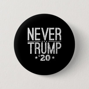 Vintage abgenutzt Nie Trump 20 Lustig Anti-trump Button