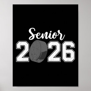 Vintage Abiturklasse 2026 Hockey Senior 2026 Absch Poster