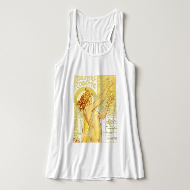 Vintage Absinth Poster Art Tank Top (Design Vorderseite)