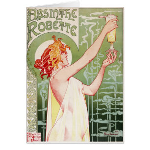 Vintage Absinth Robette und Jugendstil