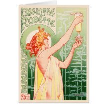 Vintage Absinthe Robette von Alphonse Mucha