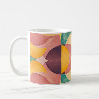 Vintage Abstract Pattern Kaffeetasse