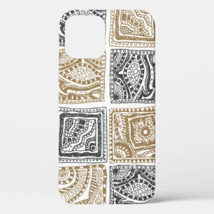 vintage abstract seamless doodle pattern. Black an Case-Mate iPhone Hülle