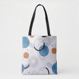 Vintage abstrakte geometrische Formen und Pinselfo