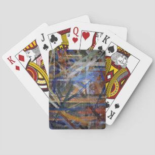 Vintage Abstrakte Kunstmalerei Spielkarten