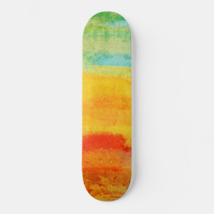 Vintage Abstrakte Malerei Skateboard