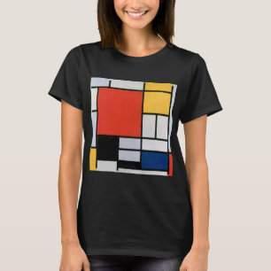 Vintage Abstrakte Zusammensetzung von Piet Mondria T-Shirt