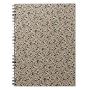 Vintage abstraktes Quarzstein-Naturdesign Notizblock