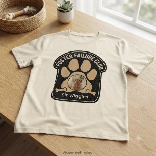 Vintage-Abzeichen mit Pfotenabdruck eines Welpen T-Shirt