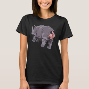 Vintage Ace Rhino 90er Comedy Venturaes Animals T- T-Shirt