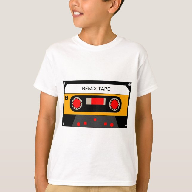 Vintage Achtzigerjahre Kassette T-Shirt (Vorderseite)