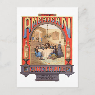 Vintage Ad for Coburn, Lang & Company Ginger Ale. Postkarte