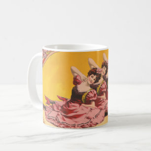 Vintage Ad for Saratoga Red Spring Splits Kaffeetasse