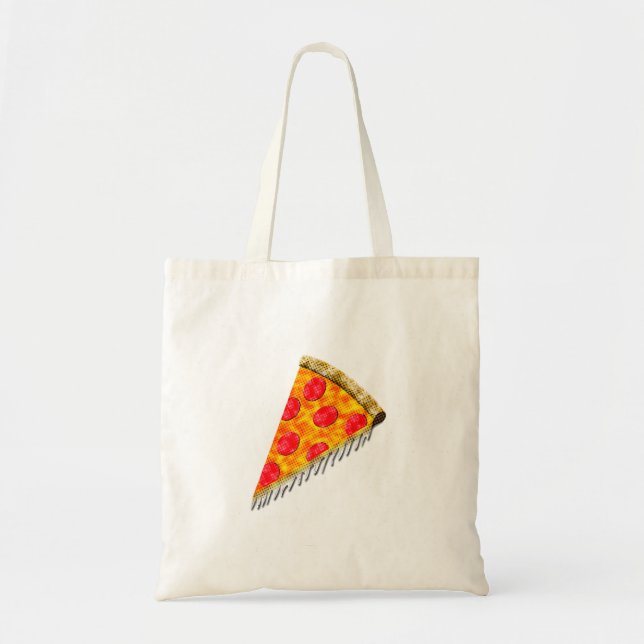 Vintage Ad Pizza Slice Tragetasche (Vorne)