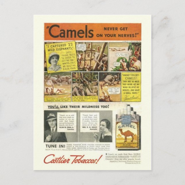 Vintage Ad Postcard Postkarte (Vorderseite)