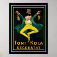 Vintage Ad Poster für Toni-Kola Secrestat 12 x 16