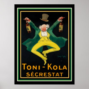 Vintage Ad Poster für Toni-Kola Secrestat 12 x 16