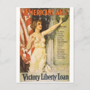 Vintage Ad Poster Postkarte