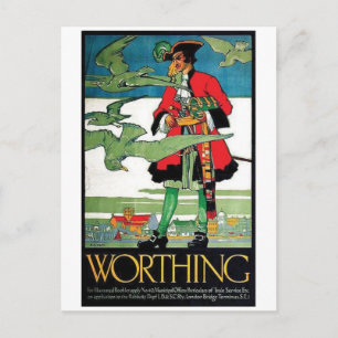 Vintage Ad Poster Postkarte