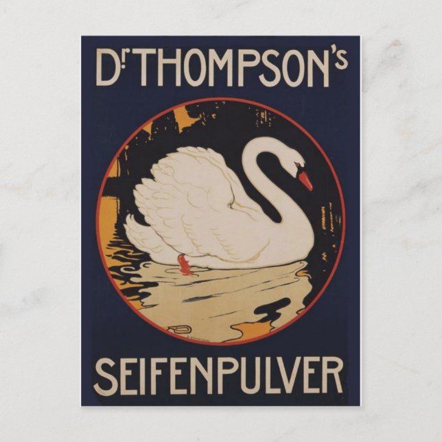 Vintage Ad Poster Postkarte (Vorderseite)