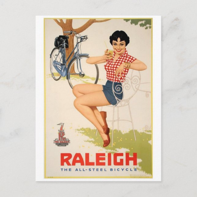 Vintage Ad Poster Postkarte (Vorderseite)