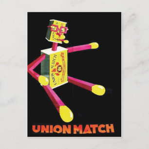 Vintage Ad Poster Postkarte