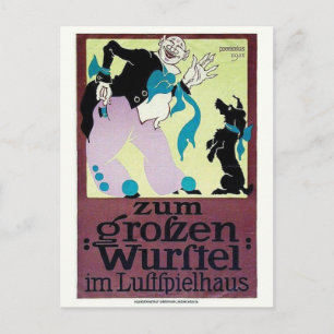 Vintage Ad Poster Postkarte