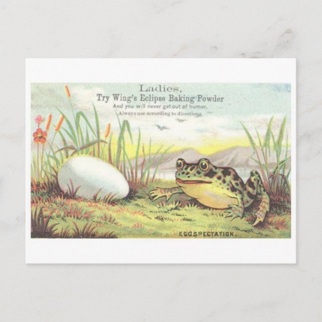 Vintage Ad Poster Postkarte (Vorderseite)