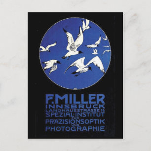 Vintage Ad Poster Postkarte