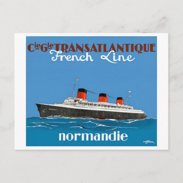 Vintage Ad Poster Postkarte (Vorderseite)