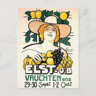Vintage Ad Poster Postkarte