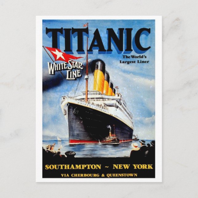 Vintage Ad Poster Postkarte (Vorderseite)