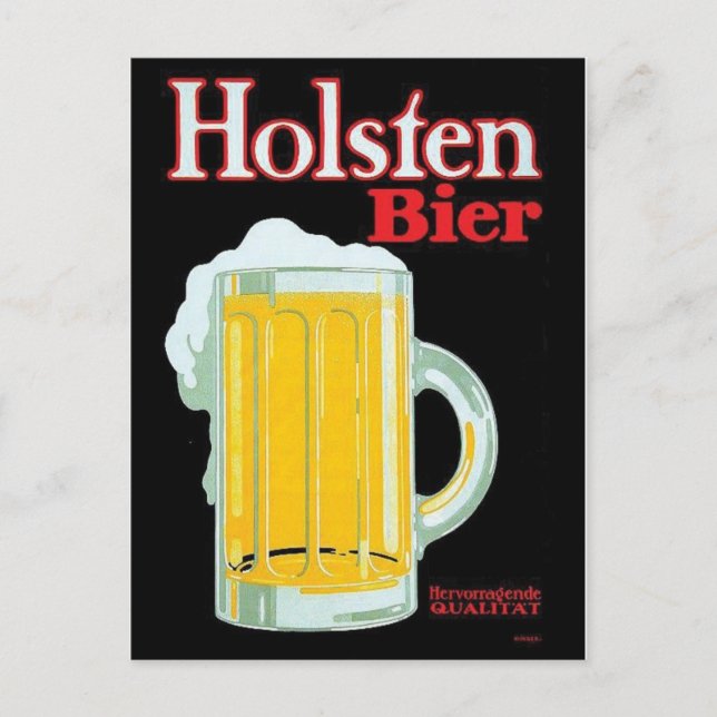 Vintage Ad Poster Postkarte (Vorderseite)