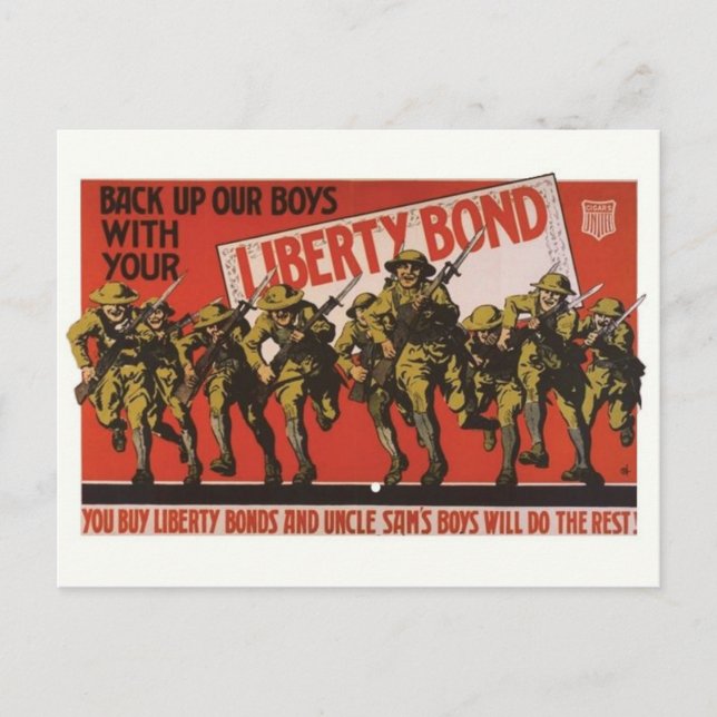 Vintage Ad Poster Postkarte (Vorderseite)