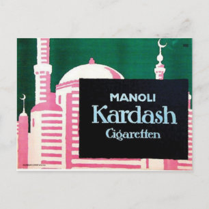Vintage Ad Poster Postkarte