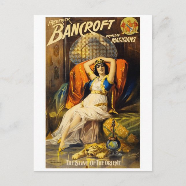 Vintage Ad Poster Postkarte (Vorderseite)