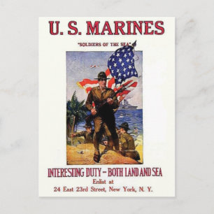 Vintage Ad Poster Postkarte