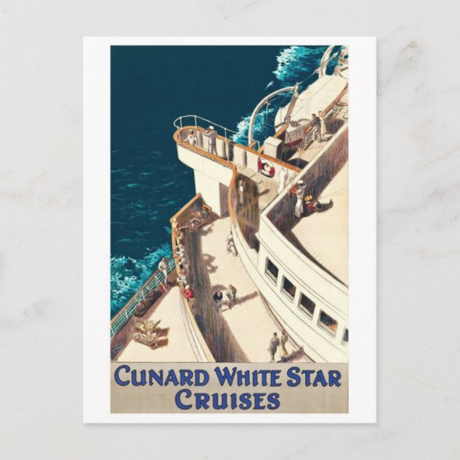 Vintage Ad Poster Postkarte (Vorderseite)