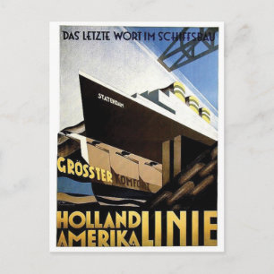 Vintage Ad Poster Postkarte