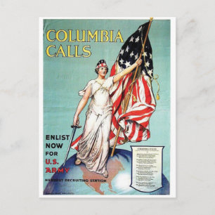 Vintage Ad Poster Postkarte