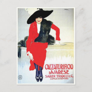 Vintage Ad Poster Postkarte